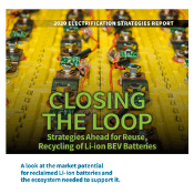Strategies Ahead for Reuse, Recycling of Li-ion BEV Batteries