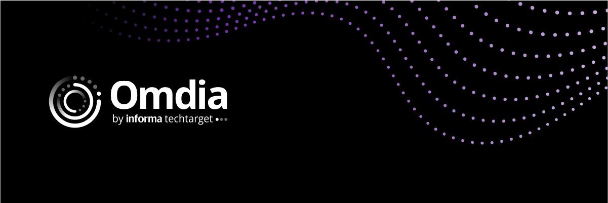 Black Omdia TechTarget Header Banner