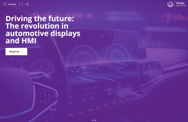 Revolution in auto displays section image