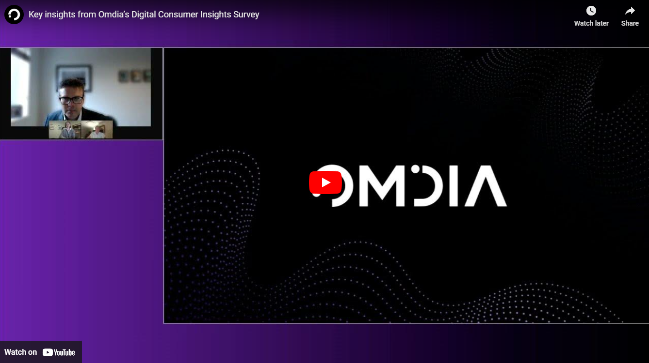Webinar recording: Key insights from Omdia’s Digital Consumer Insights survey